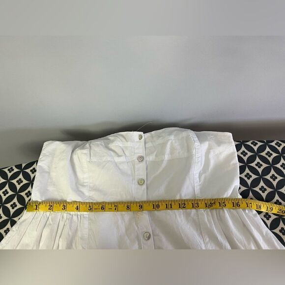 Madewell Button-Front Tiered Midi Dress NWT Size 12 - Picture 6 of 12